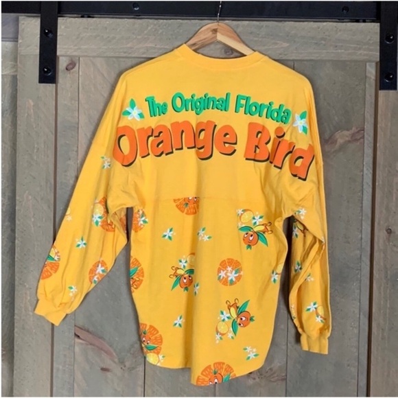 Disney Spirt Jersey The Original Florida Orange Bird long sleeve shirt Small - Picture 5 of 12